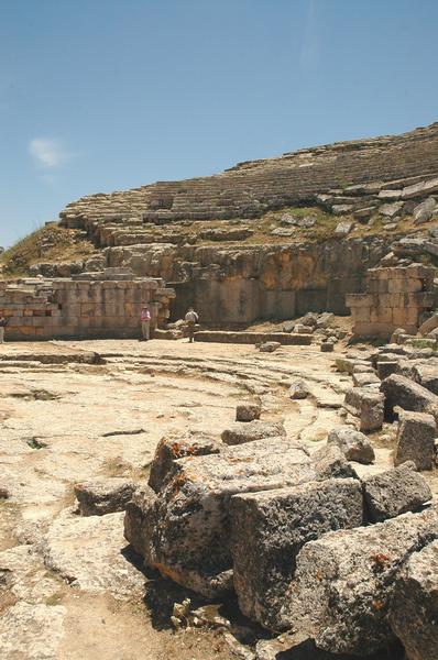 Cyrene, Downtown, Theater, restored in the Roman age