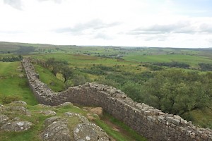 Hadrian's Wall at Walltown Crags