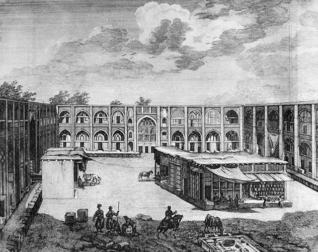 De Bruijn, serail in Isfahan