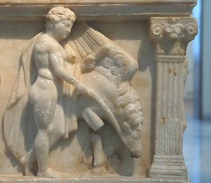 Megiste, Bellerophon sarcophagus.