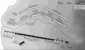 Map of the battle of Issus (November 333 BCE)