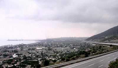 The battlefield of Issus, seen from the Pillar of Yunus