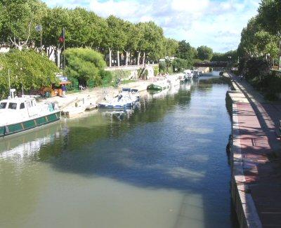 Narbonne, Ancient course of the Aude