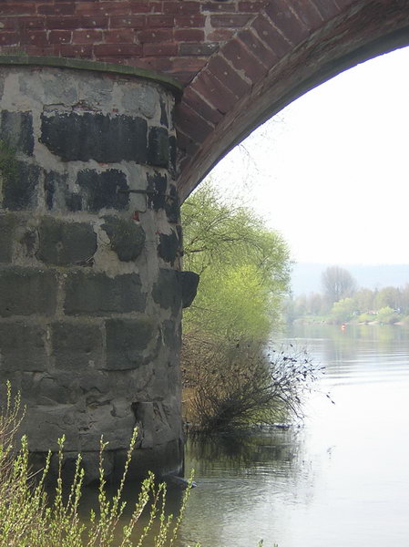 Trier, Bridge, pier with ledge