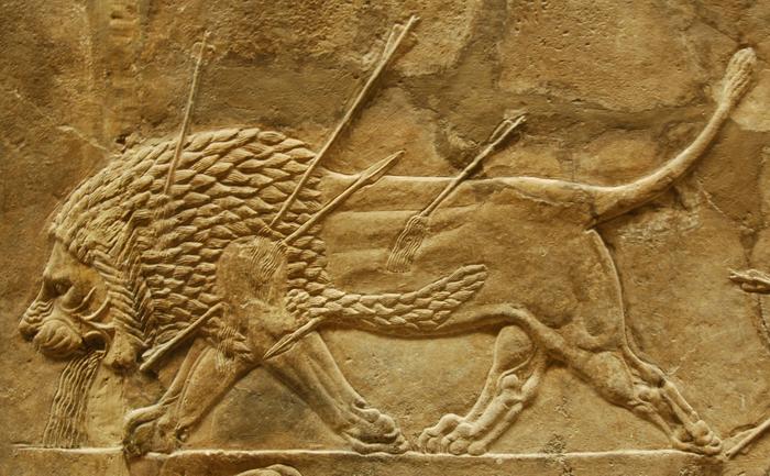 Nineveh, Palace of Aššurbanipal, Aššurbanipal's Lion Hunt (2)