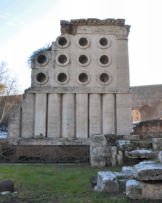 Rome, Tomb of Eurysaces from the north