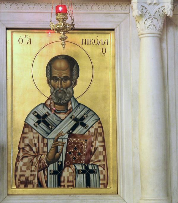 Thessaloniki, Church of St Demetrius, Icon of Saint Nicholas