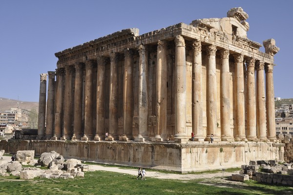 Baalbek, Temple of Bacchus, Exterior