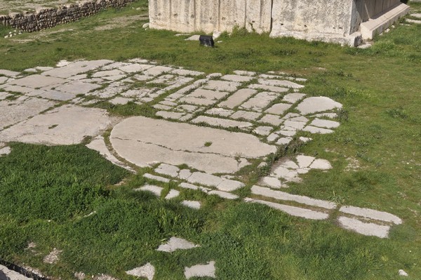 Baalbek, Temple of Jupiter, Great Court, Cella of Byzantine church