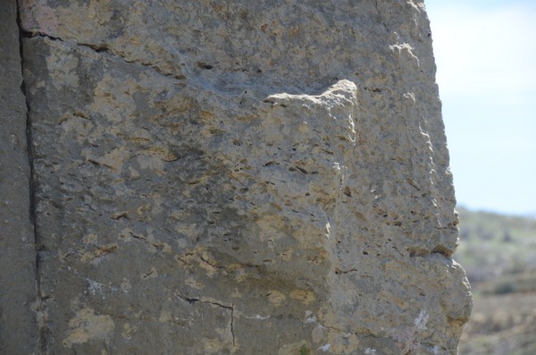 Faqra, Large altar, Bull's head