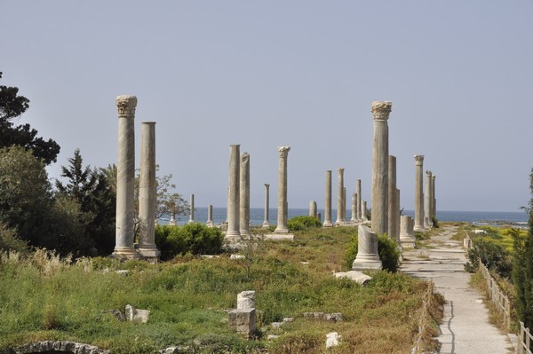 Tyre, City, Mosaic Road, general view