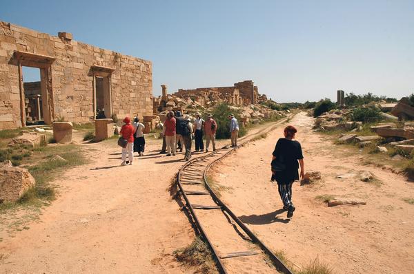 Lepcis Magna, Colonnaded Street and Byzantine Church