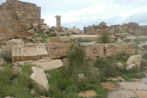 Lepcis Magna, Colonnaded Street, decoration (1)