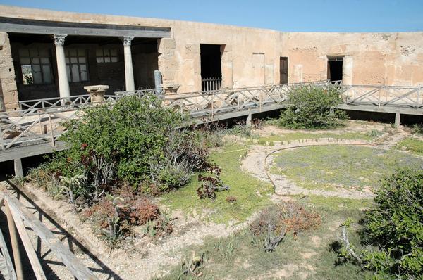 Villa Selene, Peristyle