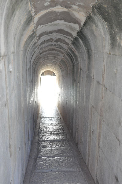 Didyma, temple of Apollo, tunnel from entrance to adyton