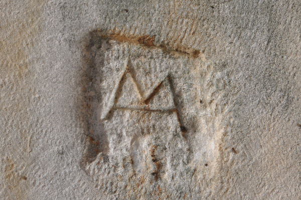 Didyma, temple of Apollo, tunnel from entrance to adyton, inscription