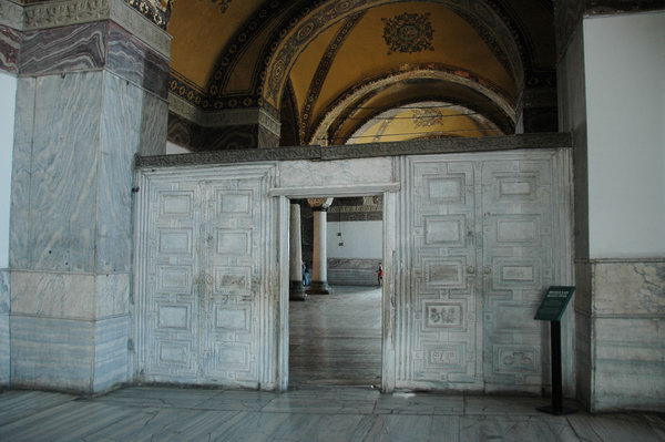 Constantinople, Hagia Sophia, First floor, Wall of the Council