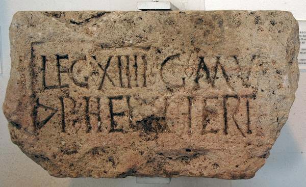 Mainz, Inscription of XIIII Gemina