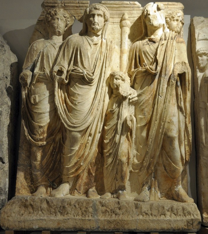 Ephesus, Parthian Monument, Adoption of Marcus Aurelius