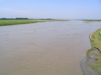 The Kabul river near Peshawar