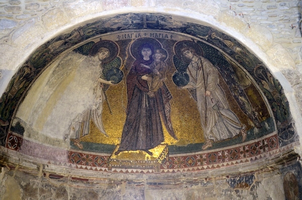 Kiti, Panagia Angeloktisti church, apse