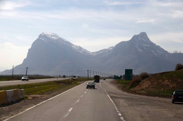 Behistun Rock, seen from the east