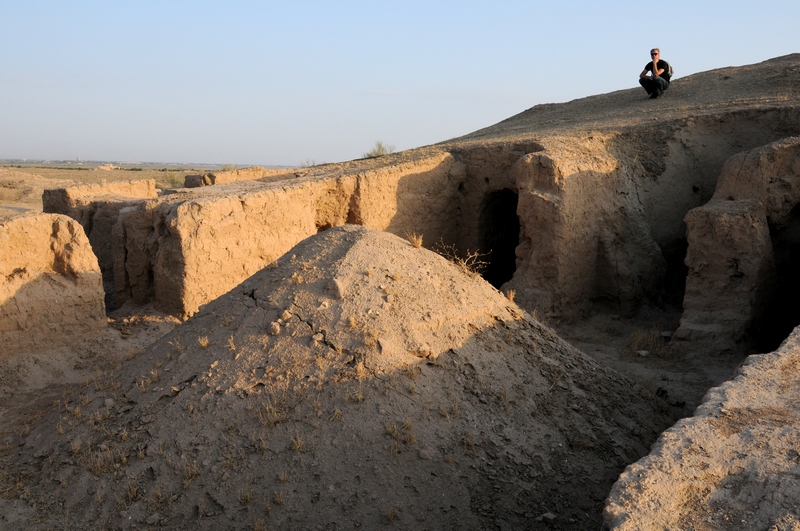 Kara Tepe, West, Round Stupa