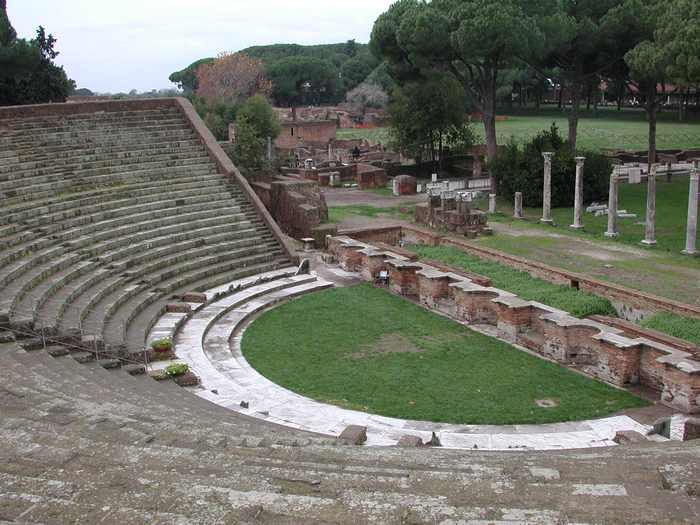 Ostia, Theater, Orchestra