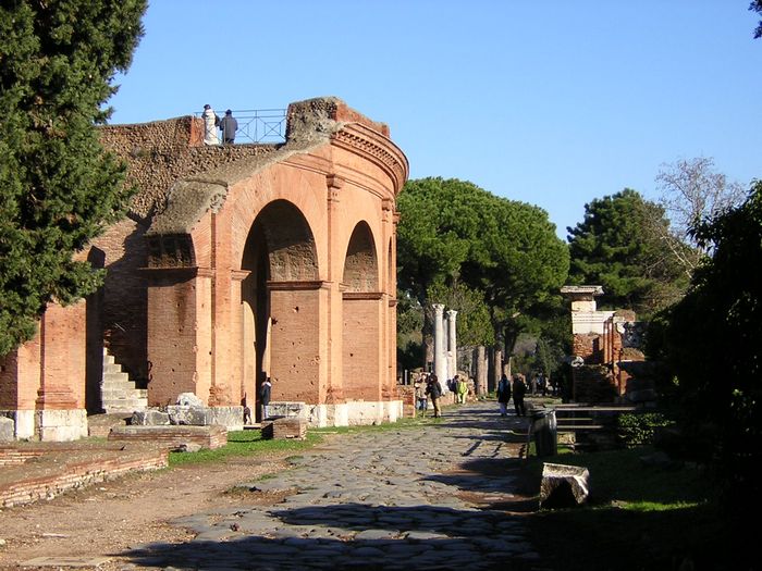 Ostia, Theater, Outside