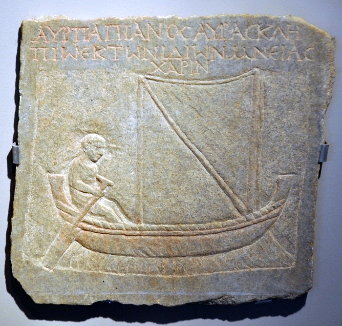 Thessaloniki, Tombstone of a Fisherman