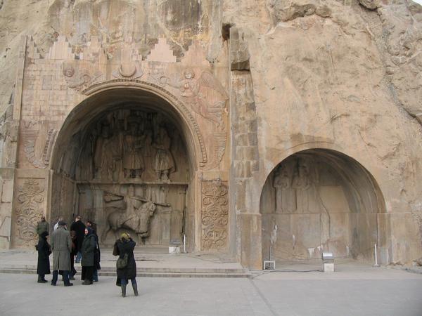 Taq-e Bostan, caves