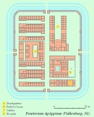 A standardized fort (Praetorium Agrippinae)