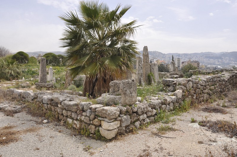 Byblos, Temple with the obelisks, General view