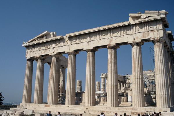 Athens, Acropolis, Parthenon, East façade