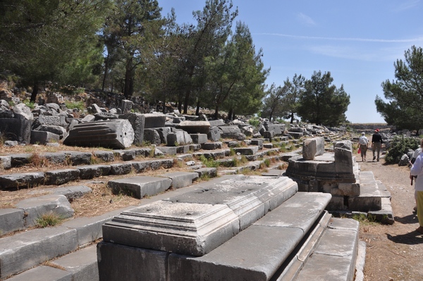 Priene, Agora, Stoa