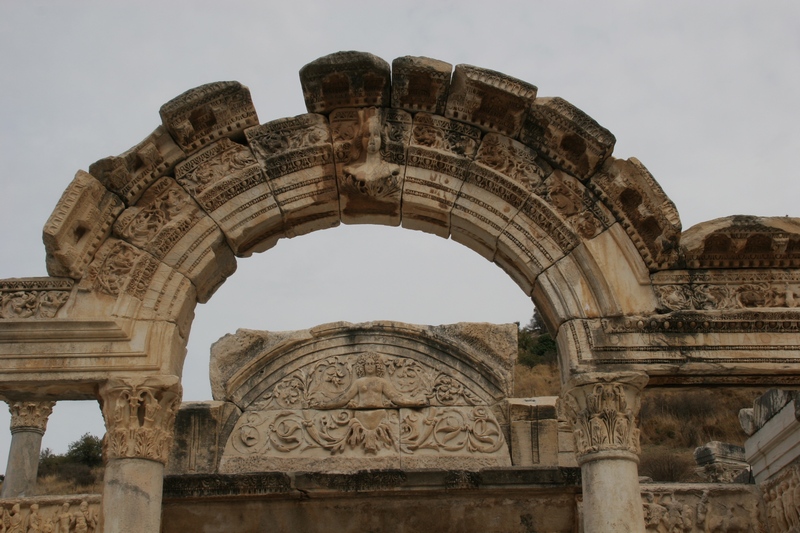 Ephesus, Temple of Hadrian, Façade (1)