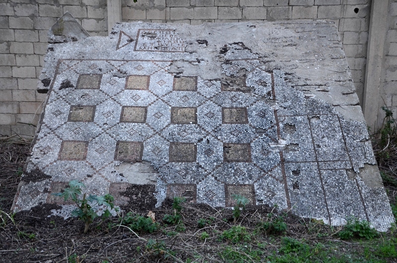 Sidon, Bustan esh-Sheikh, Byzantine church, Mosaic