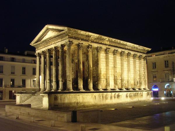 Nemausus, Maison Carrée, from northeast