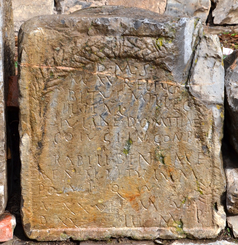 Sétif, Tombstone of a soldier of III Italica