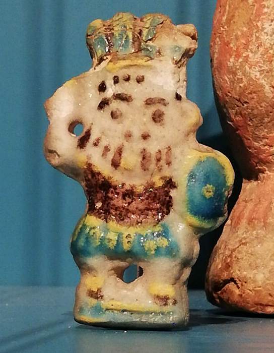 Naucratis, Figurine of Bes as Roman officer