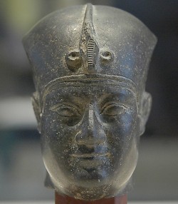 Nectanebo I wearing the war crown