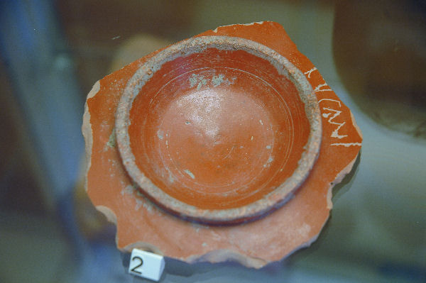 Woerden, Samian ware, inscription "Lucani"