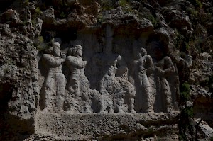 The rock relief of Sarab-e Bahram